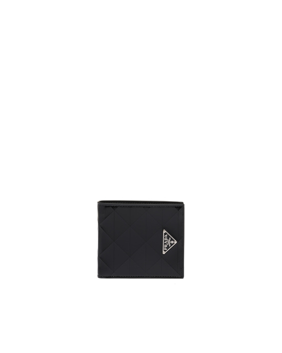 Prada Brushed Cuero Wallet Negros | 3145-FTCWI