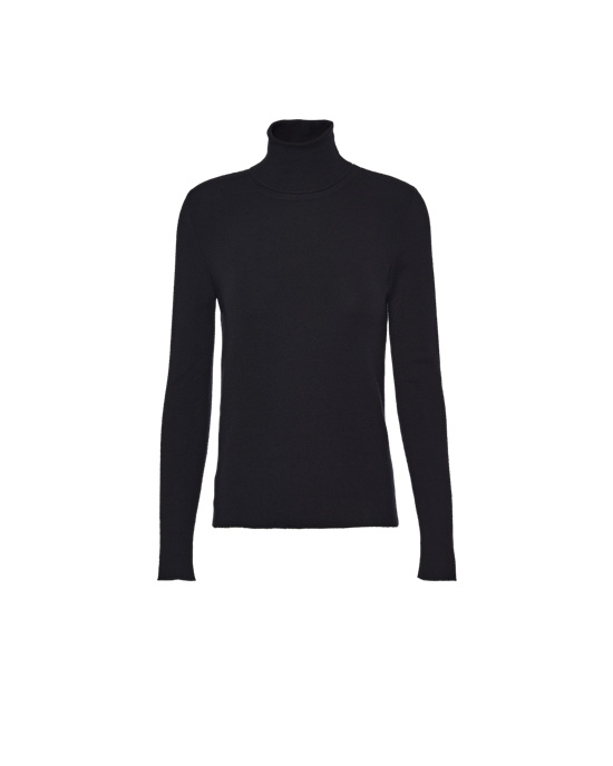 Prada Cashmere And Silk Sueter Negros | 7150-RHAFL