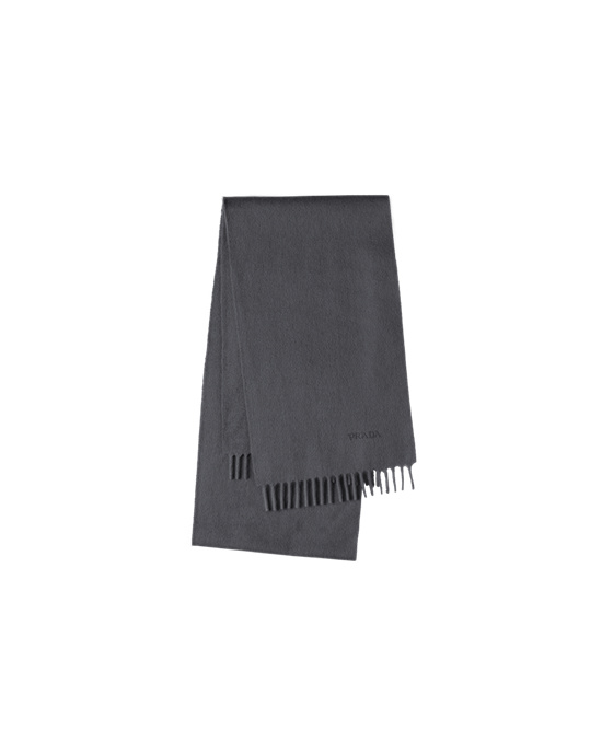 Prada Cashmere Scarf Slate Gray | 0289-PGSRO