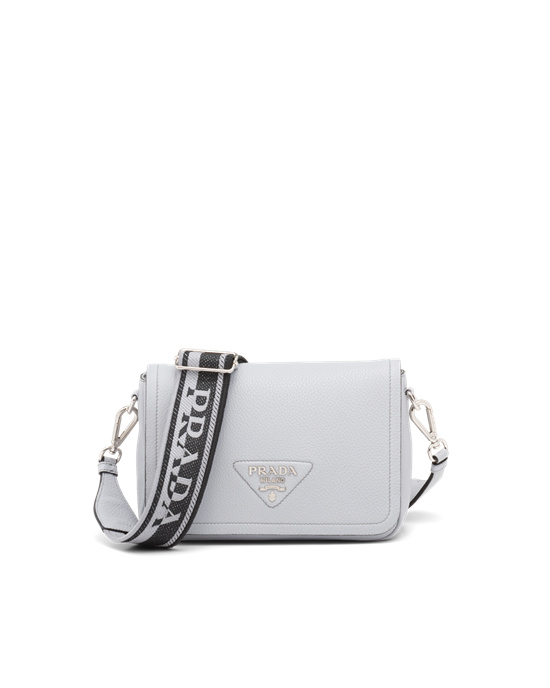 Prada Cuero Shoulder Bag Cornflower | 1386-EZHAN
