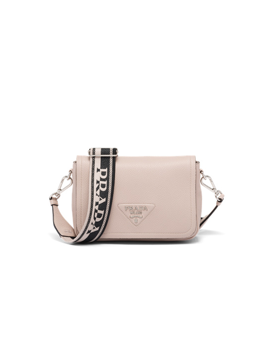 Prada Cuero Shoulder Bag Water Lily | 2513-TPBLZ
