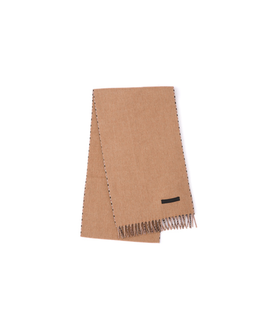 Prada Double Cashmere Scarf Marrom | 3651-YPEQV