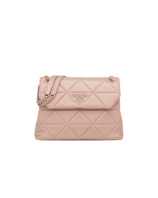 Prada Large Nappa Cuero Prada Spectrum Bag Beige | 0386-ZEUNA