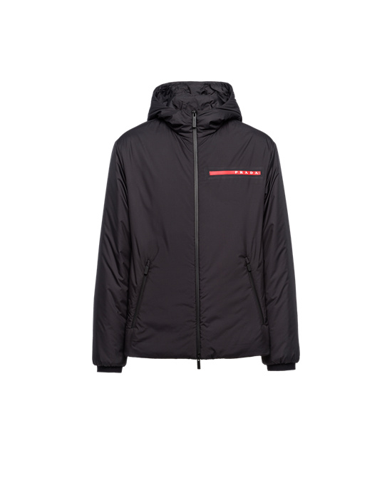Prada Light Polyester Padded Jacket Negros | 5432-TZGPY