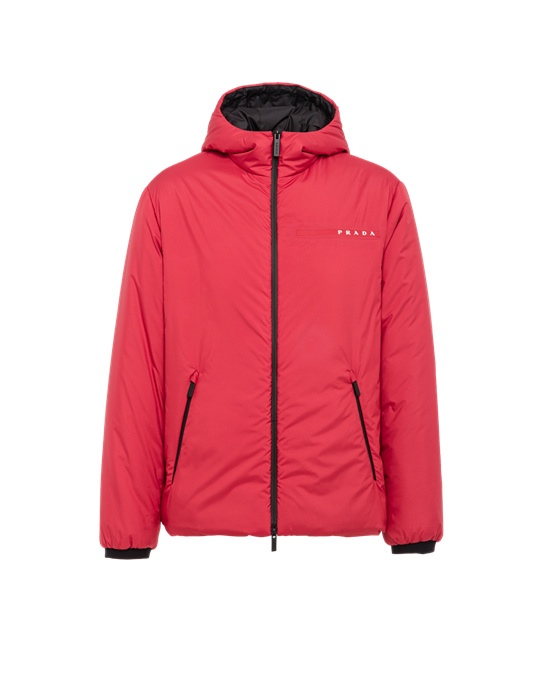 Prada Light Polyester Padded Jacket Rojos | 0618-LBAMZ