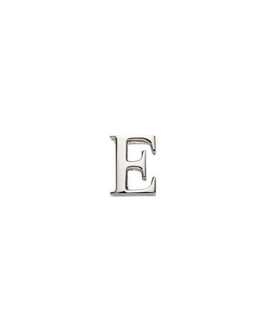 Prada My Character Sliding Metal Letter Polished Steel | 4081-UVLZC