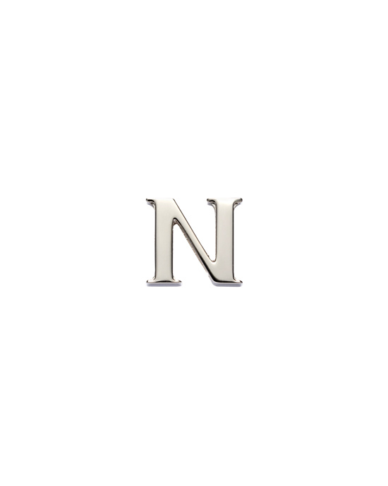 Prada My Character Sliding Metal Letter Polished Steel | 4917-QYHJT