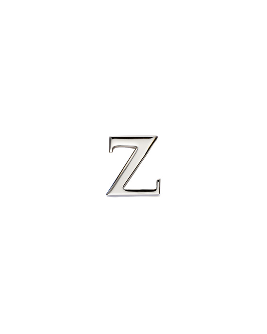 Prada My Character Sliding Metal Letter Polished Steel | 6928-HBTMZ