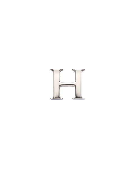 Prada My Character Sliding Metal Letter Polished Steel | 7235-PNEDT