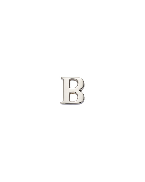 Prada My Character Sliding Metal Letter Polished Steel | 9512-UHEKM