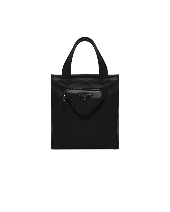 Prada Nappa Cuero Tote Bag Negros | 9804-BSHOW
