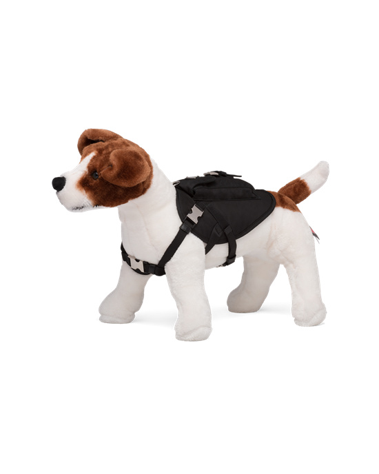 Prada Nylon Dog Harness Negros | 9268-CNURM