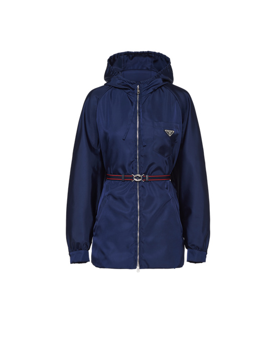 Prada Nylon Gabardine Blouson Jacket Azules | 3968-HXWUY