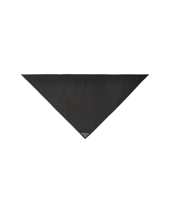 Prada Nylon Gabardine Scarf Negros | 9210-HPTGM