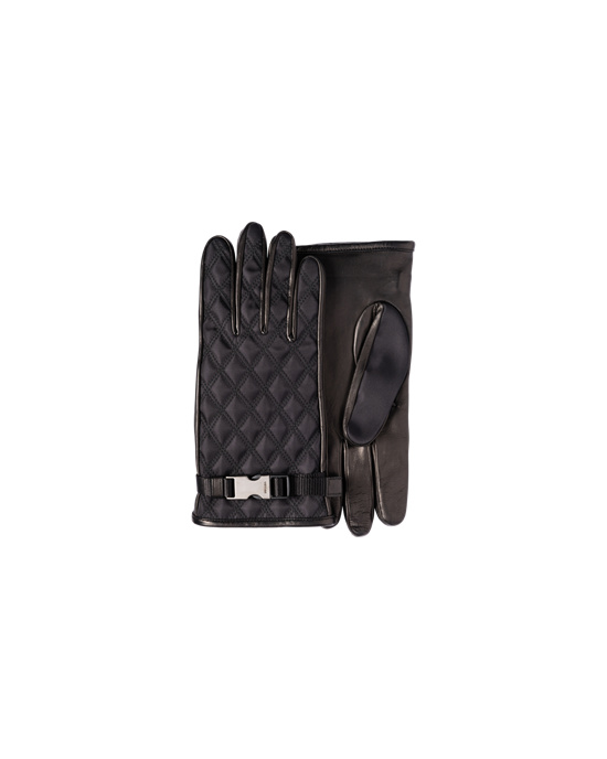 Prada Nylon Gloves Negros | 3615-RUEIH