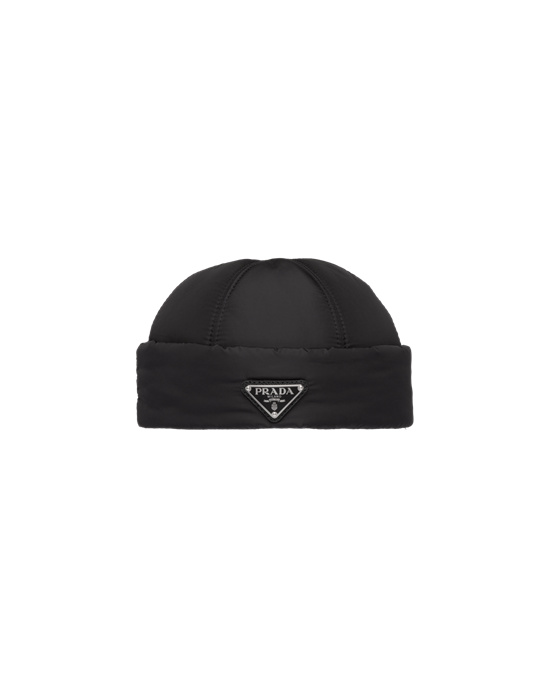 Prada Nylon Hat Negros | 3527-GVKXY