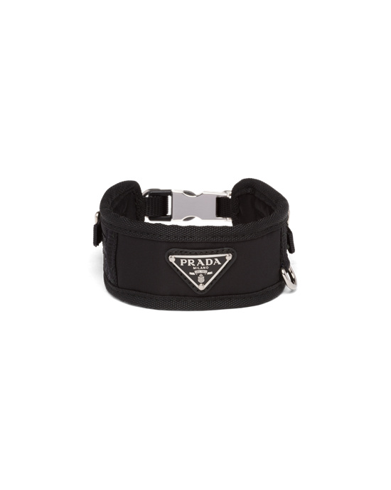 Prada Nylon Pet Collar Negros | 0254-OQCLD