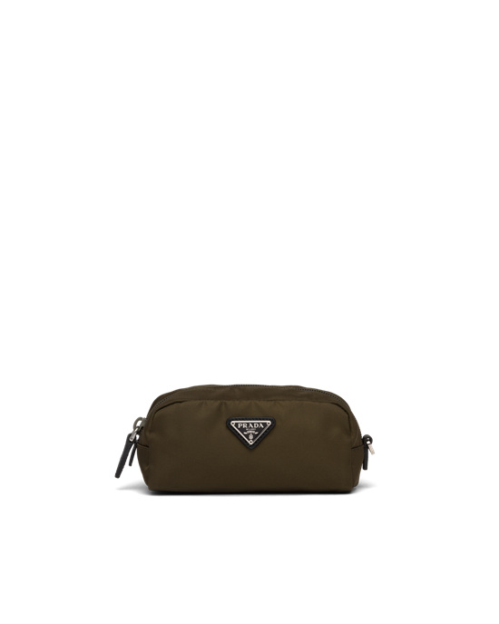 Prada Nylon Pouch Verdes | 0293-DANUP