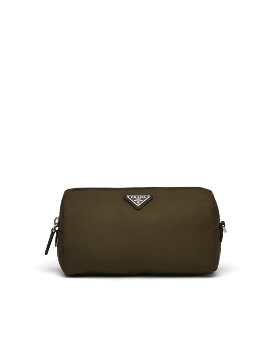 Prada Nylon Pouch Verdes | 7691-EQCMJ