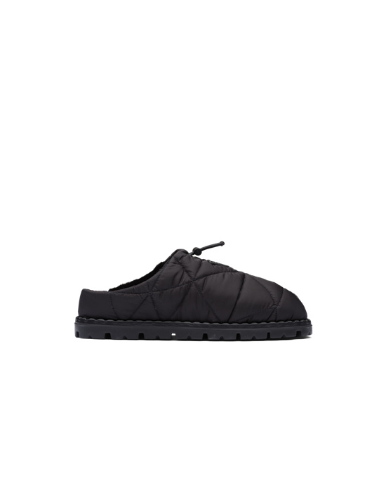 Prada Padded Nylon Fabric Sabots Negros | 5367-VZFSJ