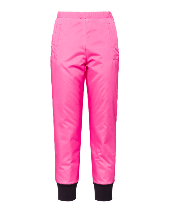 Prada Padded Technical Fabric Pants Rosas | 6284-WTFRK