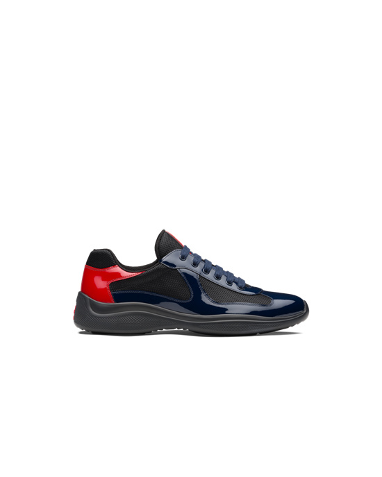 Prada Prada America's Cup Sneakers Azul Rey Azules Rojos | 4870-ANYDQ