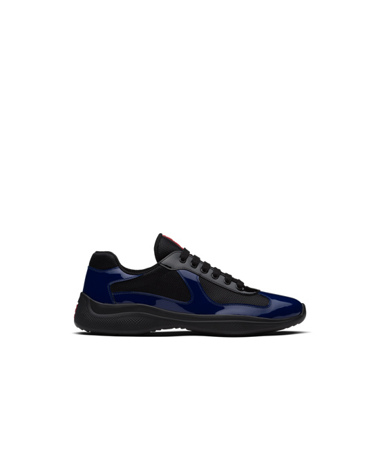 Prada Prada America's Cup Sneakers Azules Negros | 3781-MLBNR