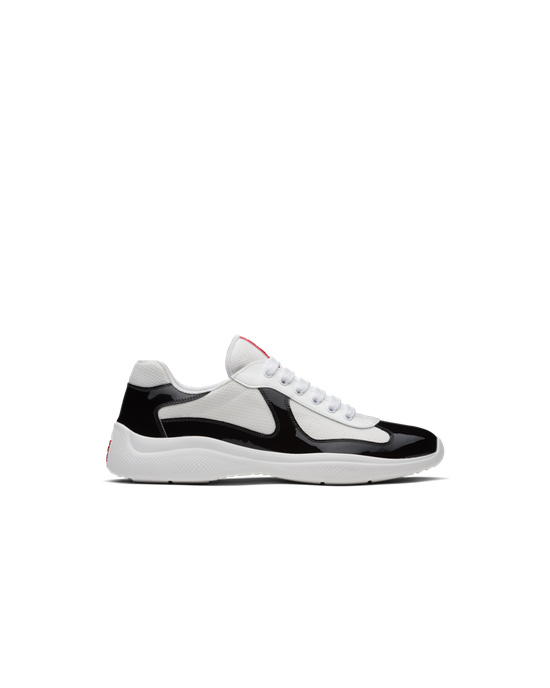 Prada Prada America's Cup Sneakers Negros Blancos | 5960-UJQSB
