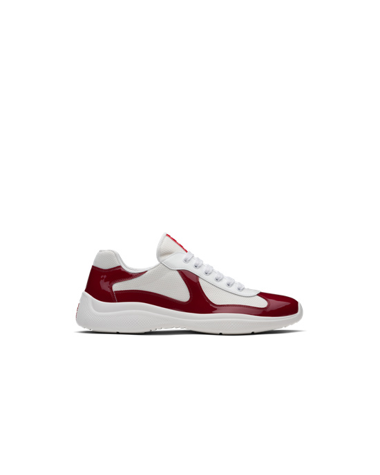 Prada Prada America's Cup Sneakers Rojos Blancos | 7491-UCPHD