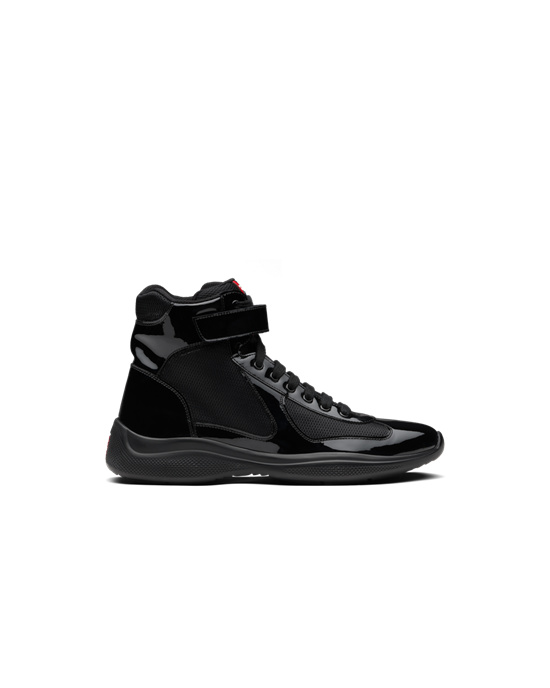 Prada Prada America’s Cup High-top Sneakers Negros | 0527-UVKGY