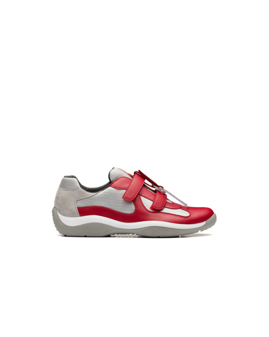 Prada Prada America’s Cup Original Sneakers Rojos | 2781-MOLHN