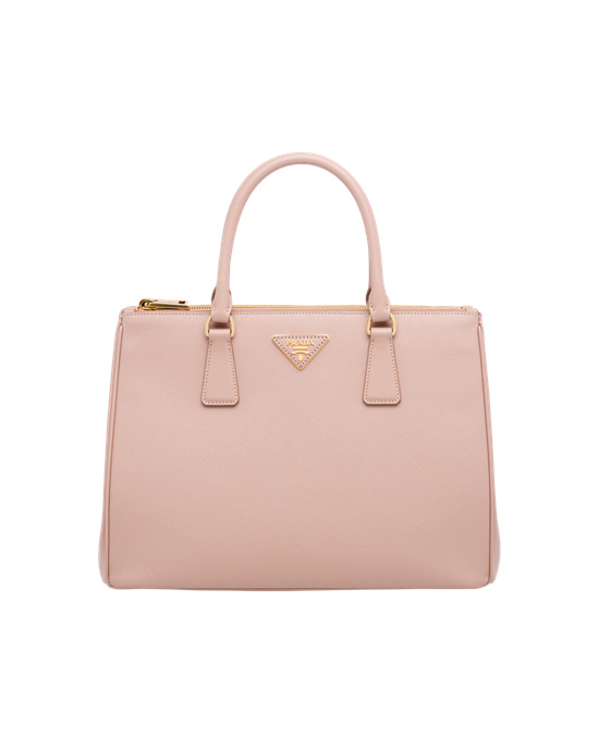 Prada Prada Galleria Saffiano Cuero Large Bag Rosas | 4519-TGCZW