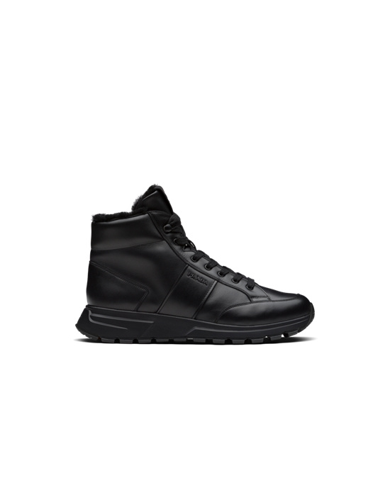 Prada Prada Prax 01 High-top Sneakers Negros | 4160-ZYNBG