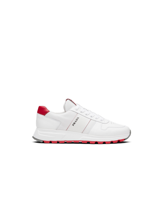 Prada Prada Prax 01 Sneakers Blancos Rojos | 9860-YAQJC