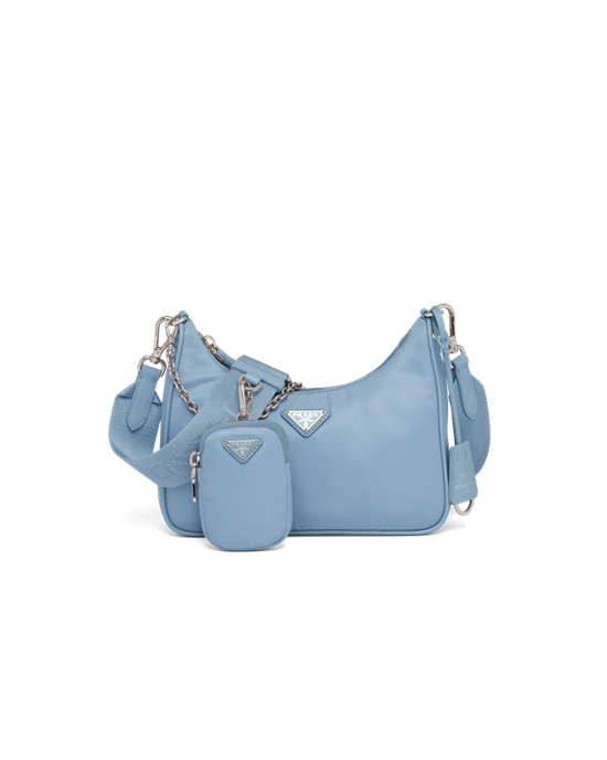 Prada Prada Re-edition 2005 Re-nylon Bag Celeste | 5482-IJLZE