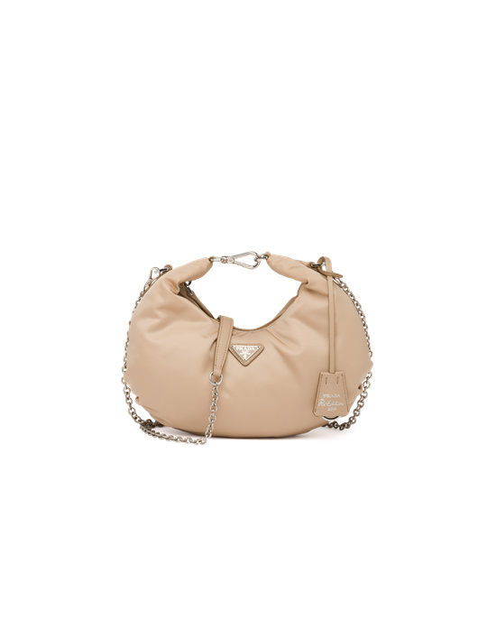 Prada Prada Re-edition 2006 Nylon Bag Beige | 0857-JVBDU