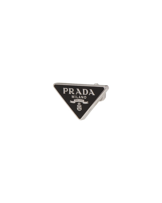 Prada Prada Symbole Clip Right Earring Negros | 3085-DARYK