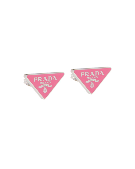 Prada Prada Symbole Earrings Rosas | 3568-AXHNT