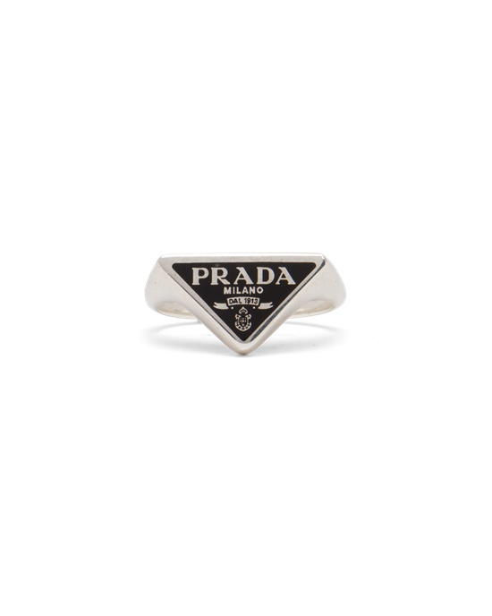 Prada Prada Symbole Ring Negros | 5608-XEVYF