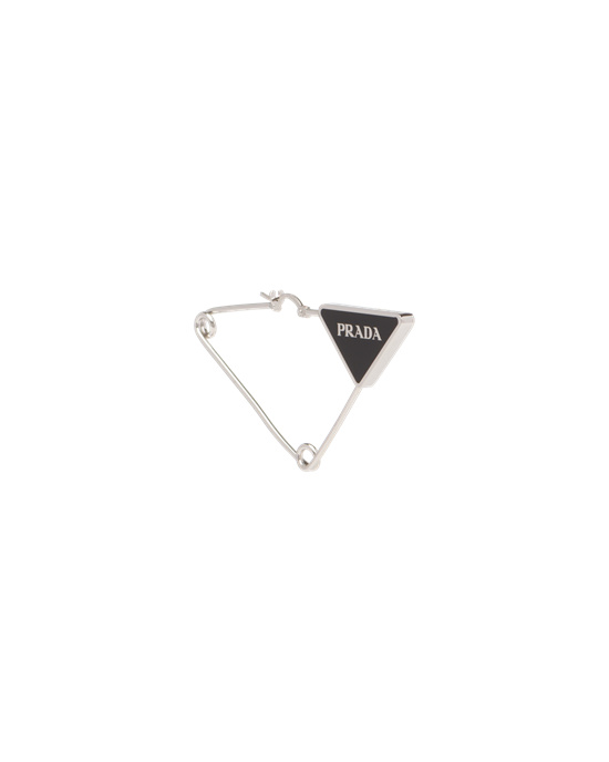 Prada Prada Symbole Single Earring Negros | 2679-QDXZP