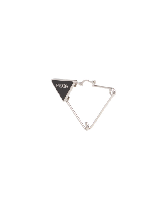 Prada Prada Symbole Single Earring Negros | 2754-OASHP