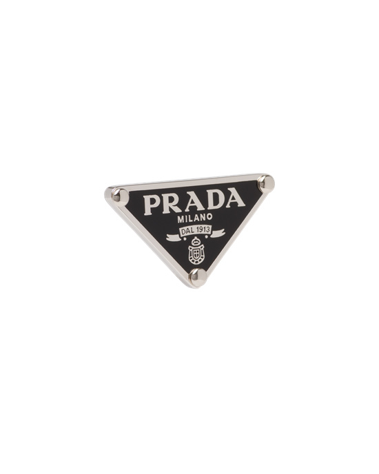 Prada Prada Symbole Single Left Earring Negros | 1942-SBQCN