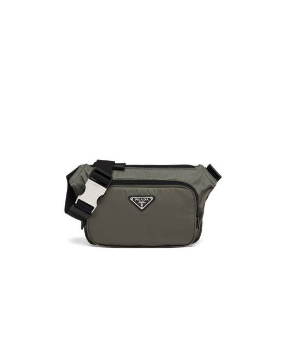 Prada Re-nylon And Saffiano Cuero Shoulder Bag Verdes | 9651-FJXUH