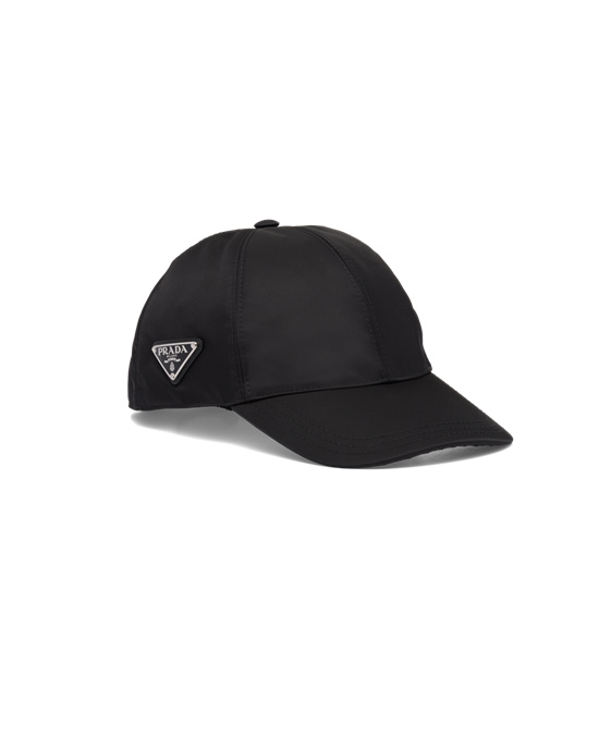 Prada Re-nylon Baseball Cap Negros | 6283-PISQX