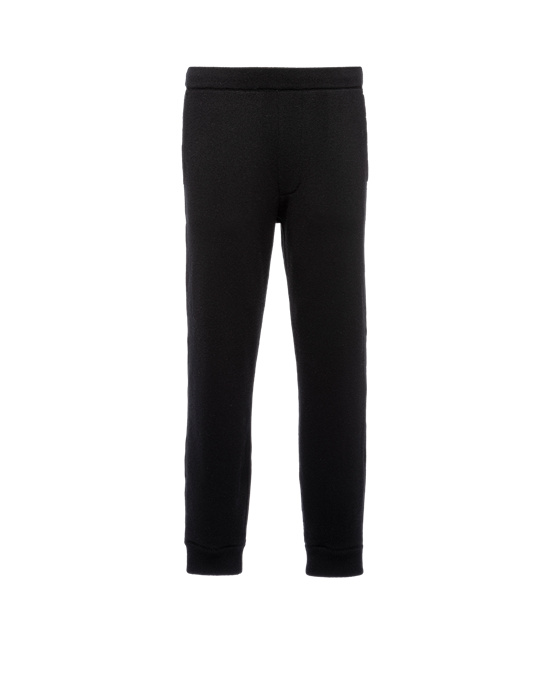 Prada Re-nylon Gabardine And Wool Pants Negros | 5948-SALPZ