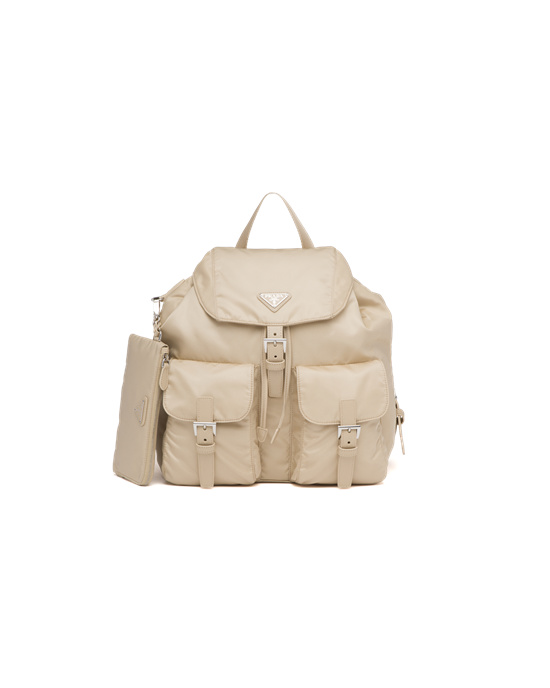 Prada Re-nylon Medium Backpack Beige | 9416-CVHXO