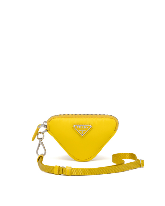 Prada Re-nylon Mini Pouch Amarillos | 4710-HJIQM