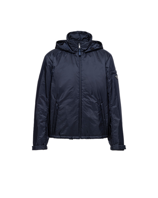 Prada Re-nylon Padded Jacket Azul Marino | 1507-BXRPE