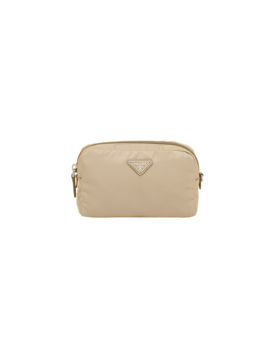 Prada Re-nylon Pouch Beige | 6549-CLVBI