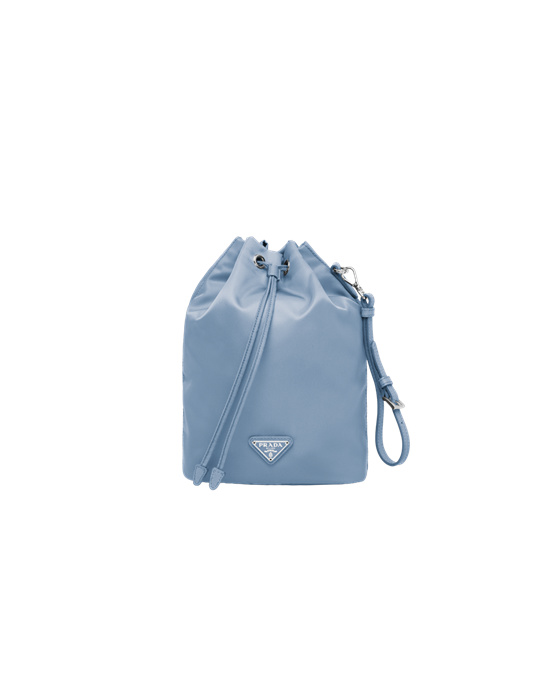 Prada Re-nylon Pouch Celeste | 4319-QOPFW